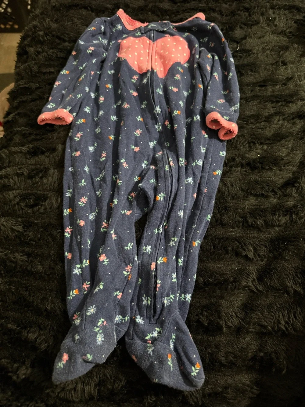 Carter's Girls' One-Piece Footies - Pink, Mint, Navy, Gray, Cream Bundle 6-9M